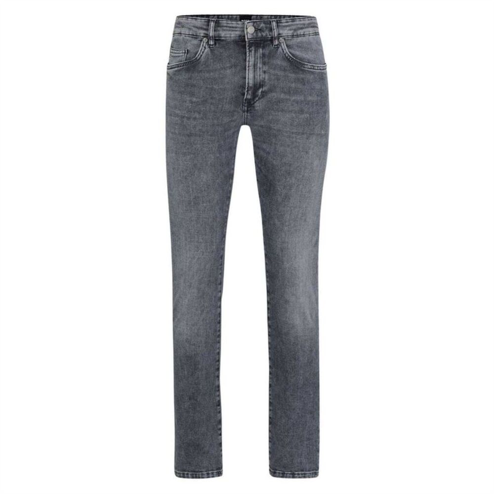 Boss Mens Delaware3 Slim Jeans / Charcoal